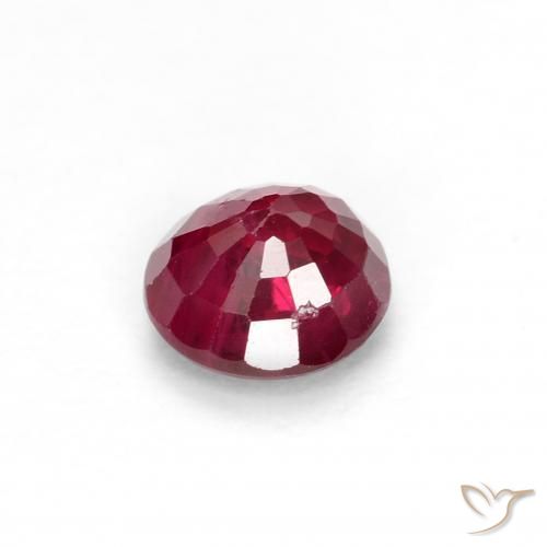 Rubis Rouge foncé naturelle Tour, 0.29 ct, VS
