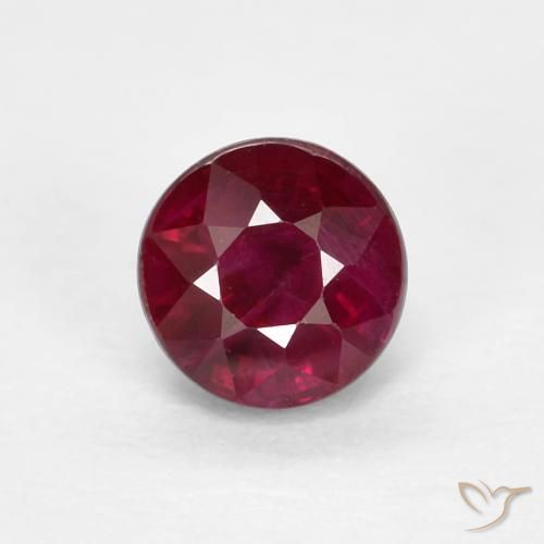 0.41ct Naturel Rouge foncé Rubis, Tour, VS-SI