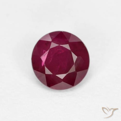 0.29ct Naturel Rouge foncé Rubis, Tour, VS-SI