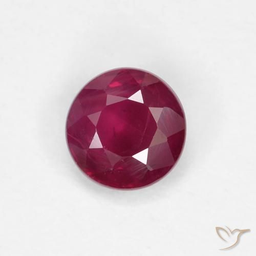 0.29ct Naturel Rouge foncé Rubis, Tour, VS-SI