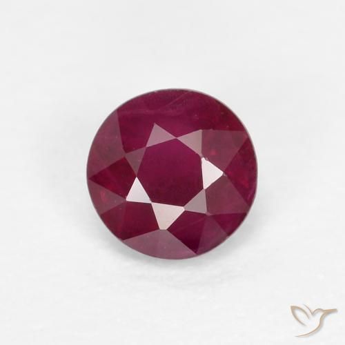 0.33ct Naturel Rouge foncé Rubis, Tour, VS-SI