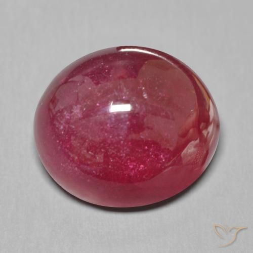 19.48ct Naturel Vin rouge profond Rubis, ovale, Translucide