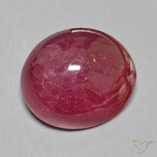 Rubis Vin rouge profond naturelle ovale, 19.48 ct, Translucide