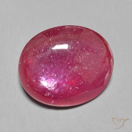 13.09ct Naturel Rouge foncé Rubis, ovale, Translucide