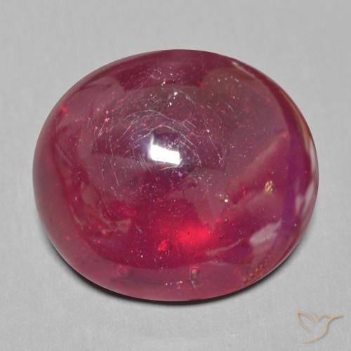 20.82ct Naturel Rouge foncé Rubis, ovale, Translucide
