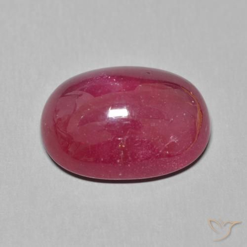 Rubis Rouge foncé naturelle ovale, 14.48 ct, Translucide