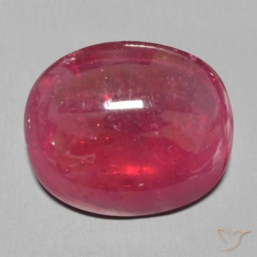 15.39ct Naturel Rouge foncé Rubis, ovale, Translucide
