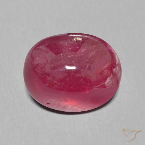10.44ct Naturel Rouge foncé Rubis, ovale, Translucide