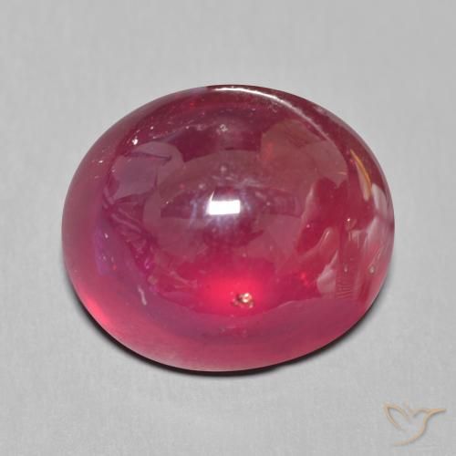 19.95ct Naturel Rouge sang Rubis, ovale, Translucide