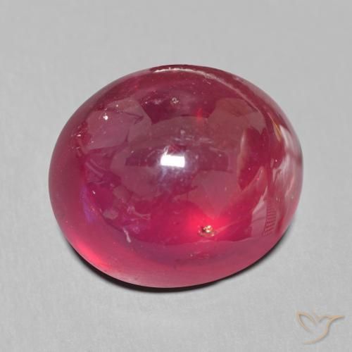 Rubis Rouge sang naturelle ovale, 19.95 ct, Translucide