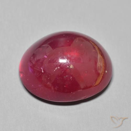 Rubis Rouge sang naturelle ovale, 19.95 ct, Translucide