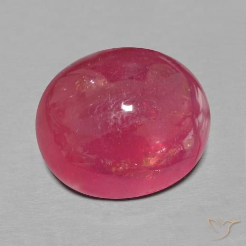 Rubis Rouge moyen naturelle ovale, 14.59 ct, Translucide