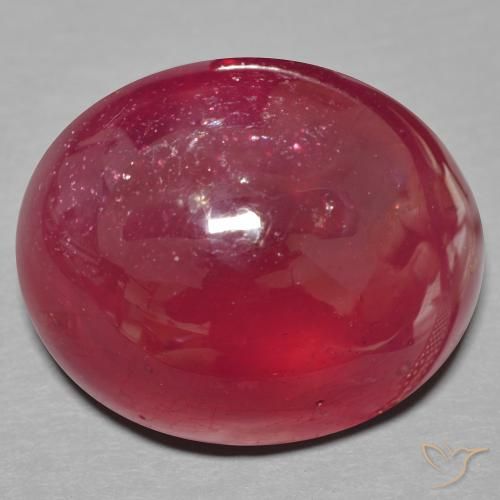 23.10ct Naturel Rouge foncé Rubis, ovale, Translucide