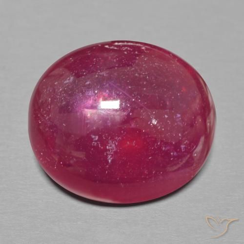 17.39ct Naturel Rouge foncé Rubis, ovale, Translucide