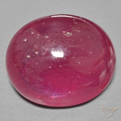 23.52ct Naturel Rouge foncé Rubis, ovale, Translucide
