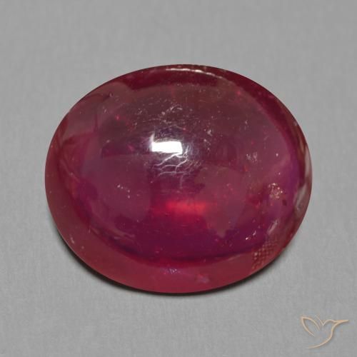 15.20ct Naturel Rouge foncé Rubis, ovale, Translucide