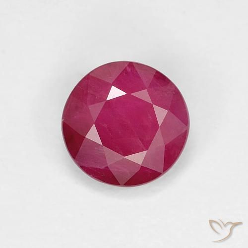 0.76ct Naturel Rouge Rosâtre Rubis, Tour, VS-SI