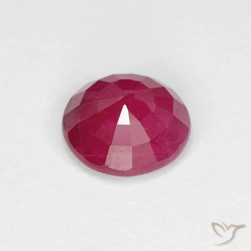 Rubis Rouge Rosâtre naturelle Tour, 0.76 ct, VS-SI