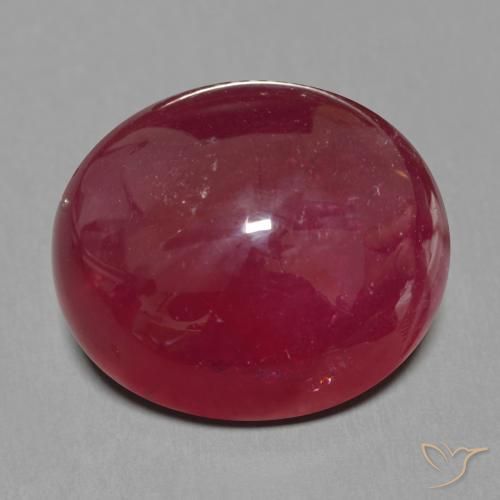 27.86ct Naturel Rouge foncé Rubis, ovale, Translucide