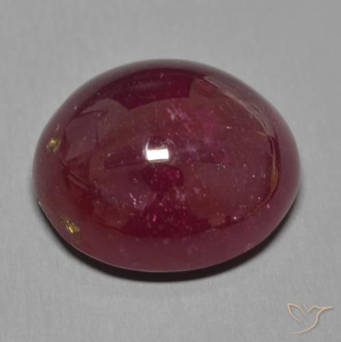 Rubis Rouge foncé naturelle ovale, 19.10 ct, Translucide