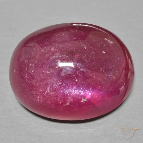 18.86ct Naturel Vin rouge profond Rubis, ovale, Translucide
