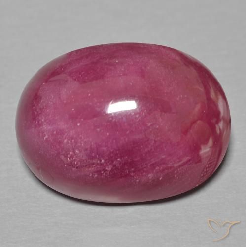 19.48ct Naturel Rouge foncé Rubis, ovale, Translucide