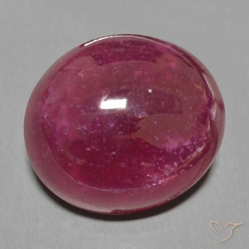18.94ct Naturel Rouge foncé Rubis, ovale, Translucide