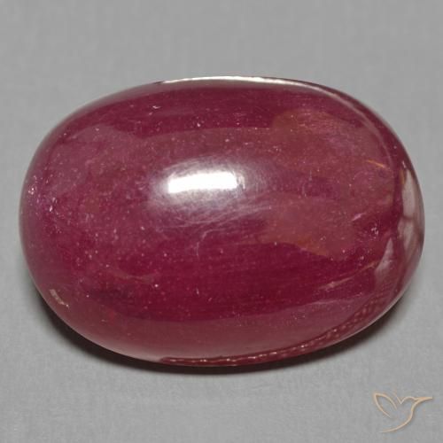 17.16ct Naturel Rouge foncé Rubis, ovale, Translucide
