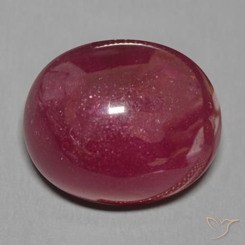 19.84ct Naturel Vin rouge Rubis, ovale, Translucide