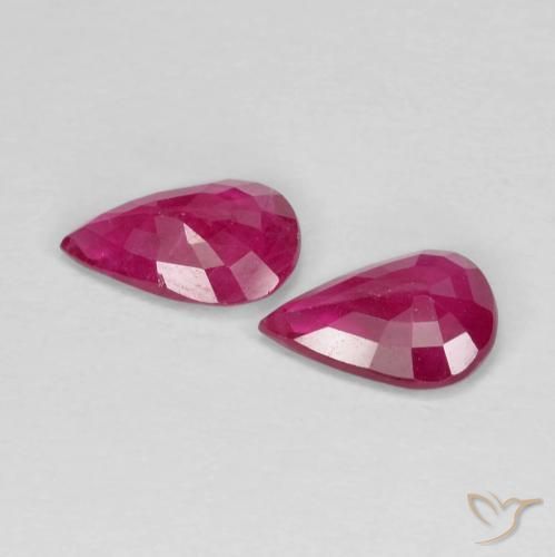 Shop natural 1.22ct Rouge Rosâtre Rubis gems, En forme de poire, from Myanmar at GemSelect. In stock, global shipping!