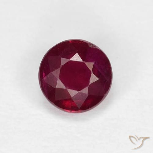 0.44ct Naturel Vin rouge Rubis, Tour, VS