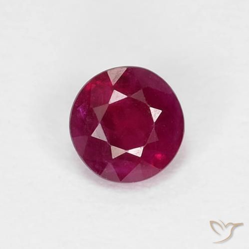 0.36ct Naturel Rouge foncé Rubis, Tour, SI