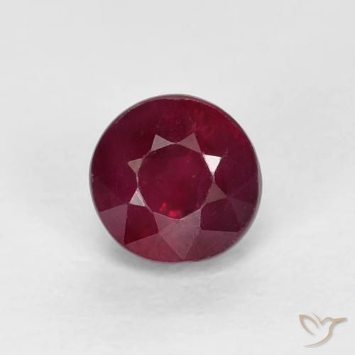 0.49ct Naturel Vin rouge Rubis, Tour, VS-SI