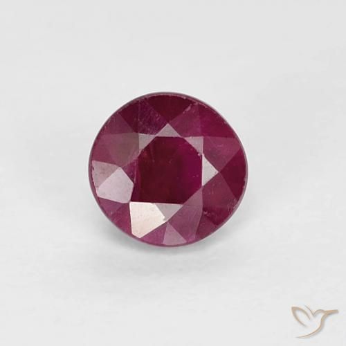 0.32ct Naturel Rouge foncé Rubis, Tour, VS-SI