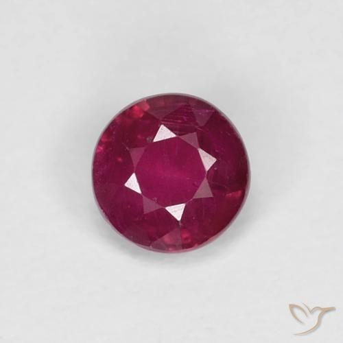 0.35ct Naturel Rouge foncé Rubis, Tour, VS-SI