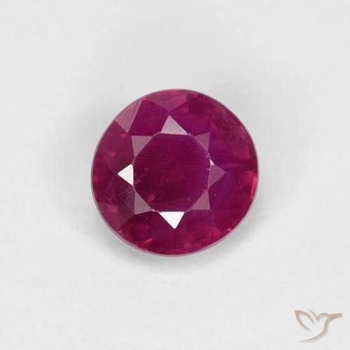 0.36ct Naturel Vin rouge profond Rubis, Tour, VS-SI