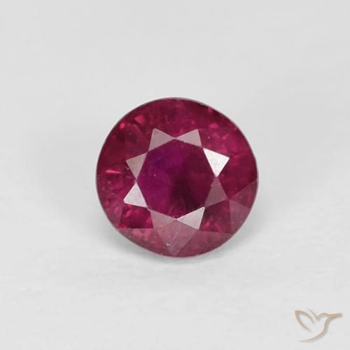 0.36ct Naturel Vin rouge profond Rubis, Tour, VS-SI
