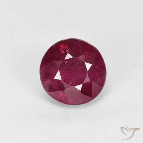 0.40ct Naturel Rouge foncé Rubis, Tour, VS-SI