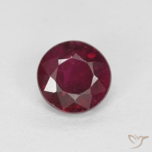 0.34ct Naturel Vin rouge Rubis, Tour, VS