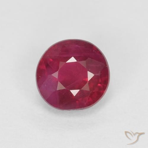 0.36ct Naturel Rouge foncé Rubis, Tour, SI