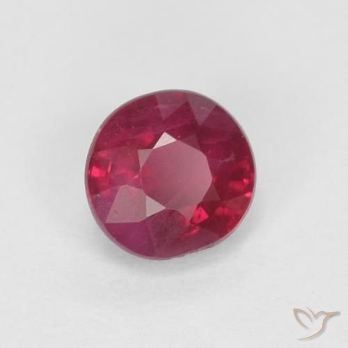 Rubis Rouge foncé naturelle Tour, 0.36 ct, SI