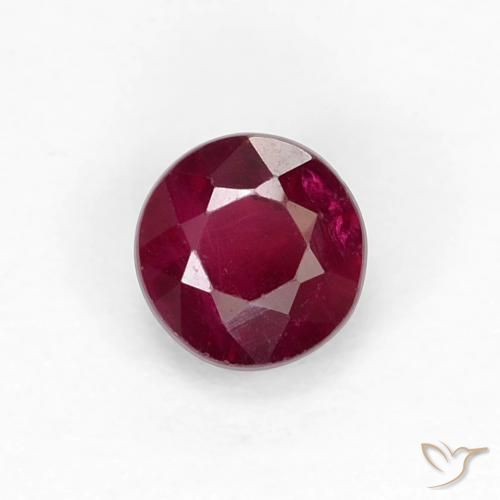 0.42ct Naturel Rouge foncé Rubis, Tour, VS-SI