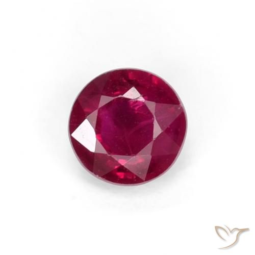 0.33ct Naturel Rouge foncé Rubis, Tour, VS-SI
