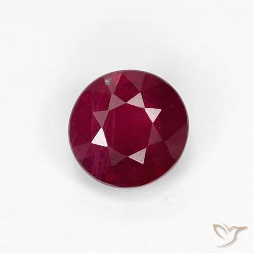0.38ct Naturel Rouge foncé Rubis, Tour, VS-SI