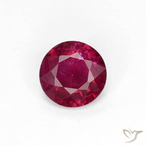 0.29ct Naturel Vin rouge profond Rubis, Tour, VS-SI