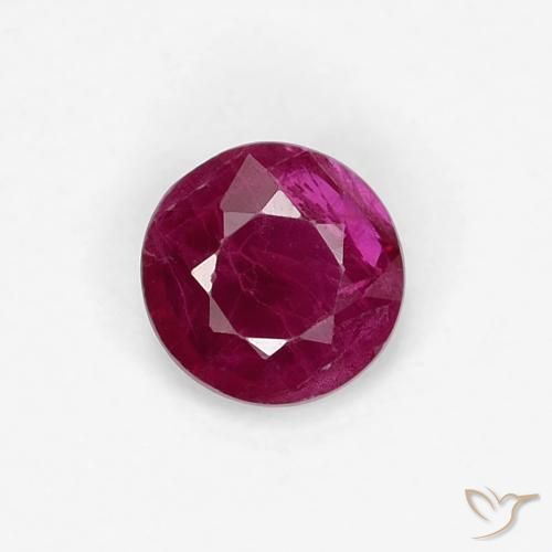 0.31ct Naturel Vin rouge profond Rubis, Tour, VS-SI