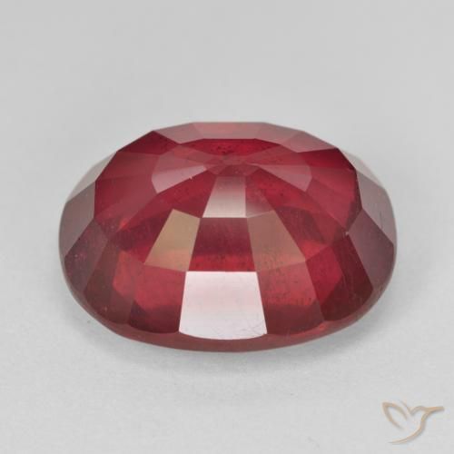 Rubis Rouge moyen naturelle ovale, 14.98 ct, VS