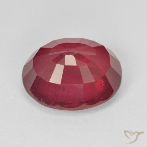 Rubis Rouge sang naturelle ovale, 9.16 ct, VS