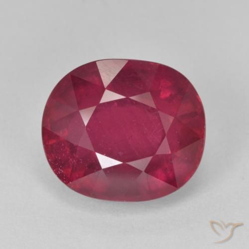 9.10ct Naturel Rouge moyen Rubis, ovale, VS