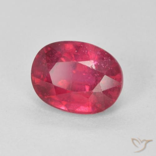 Rubis Cramoisi profond naturelle ovale, 1.99 ct, VS